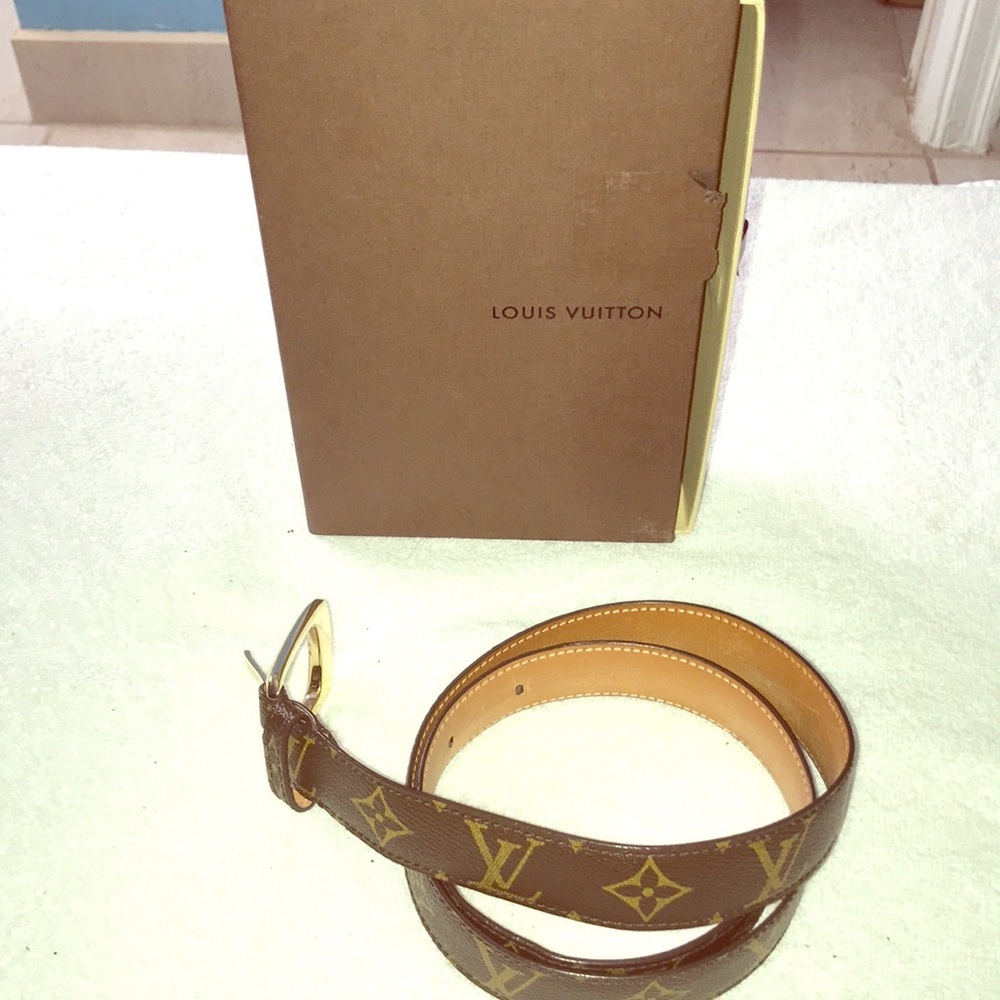 Brand New Louis Vuitton Monogram Belt 40"